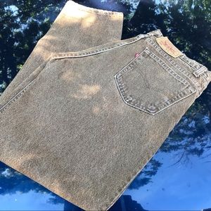 Levi's Men's Tan Jeans 550